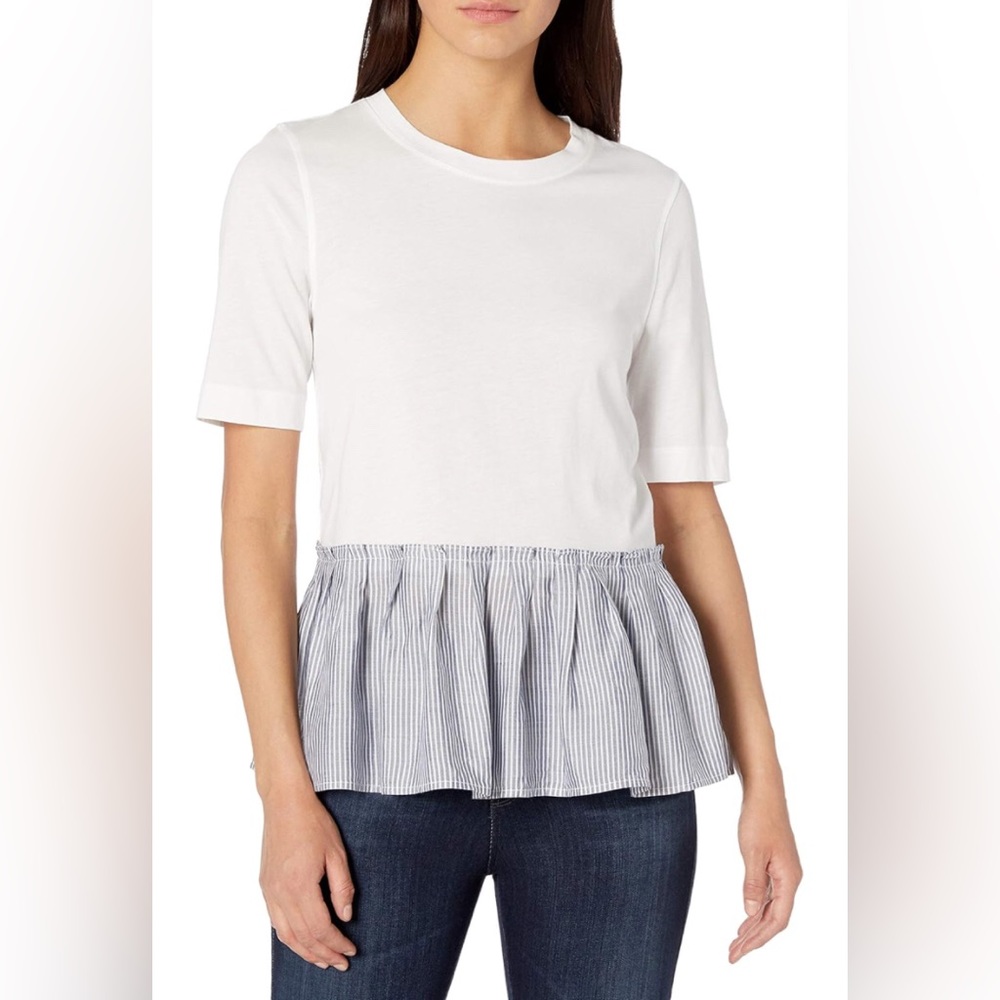BCBG Peplum Top EUC